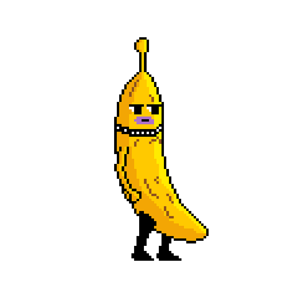 the banana button